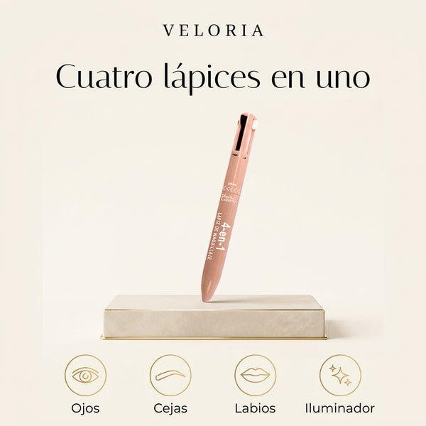 Lápiz de maquillaje 4 en 1