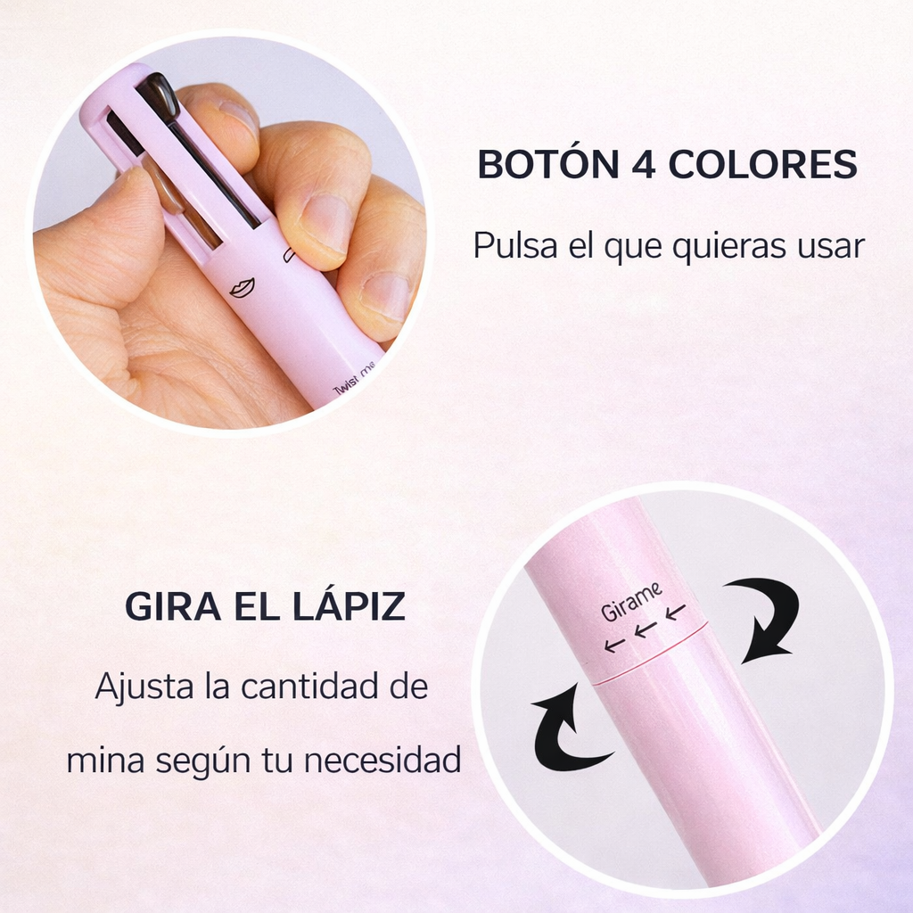 GLAMORA™ 4ONE · Maquillaje 4 en 1 en un solo lápiz