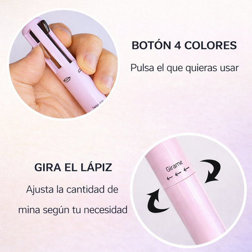 GLAMORA™ 4ONE · Maquillaje 4 en 1 en un solo lápiz