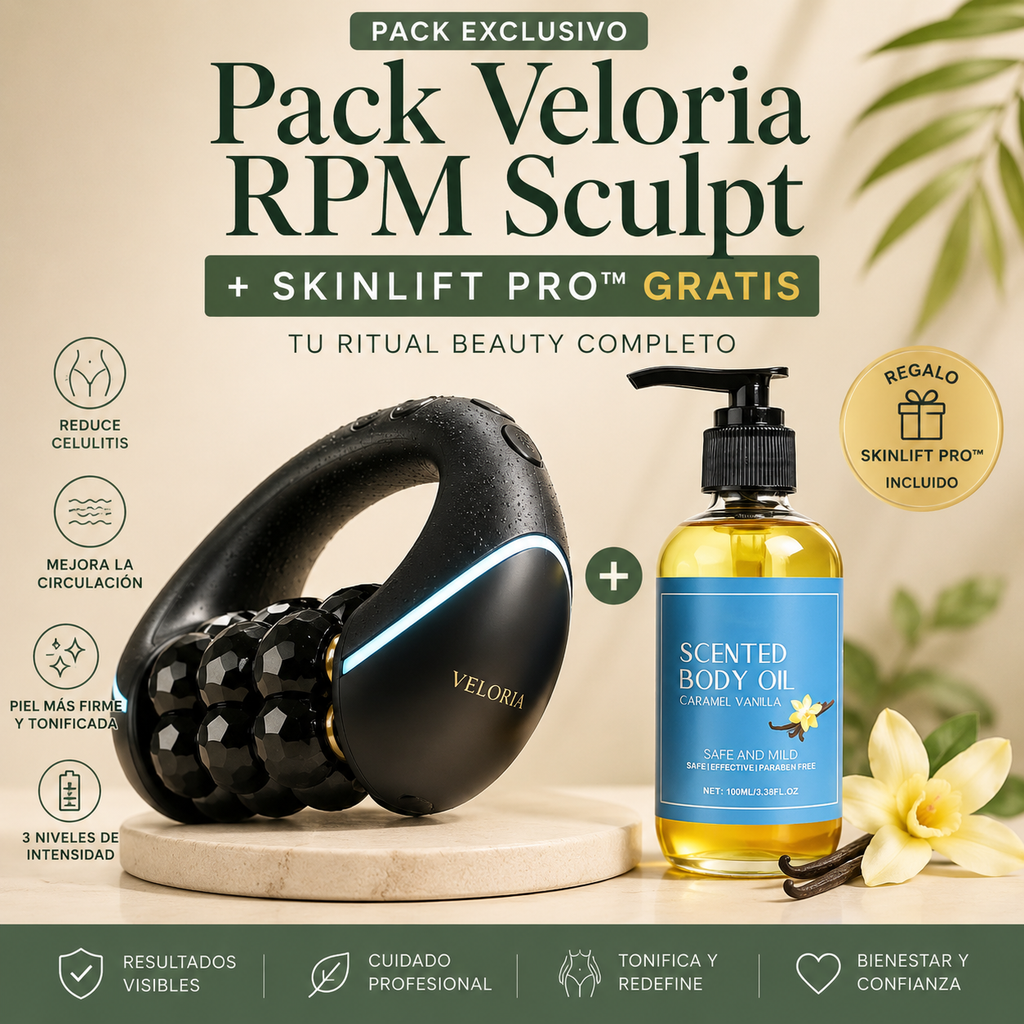 Pack Veloria RPM Sculpt + Scented Body Oil GRATIS